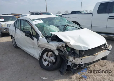 2014 Honda Civic Lx из США, поврежденный, VIN 2HGFB2F50EH549463